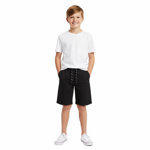 Old Navy Black Hybrid Breathable Lightweight Shorts Elastic Waist Boy XL 14-16